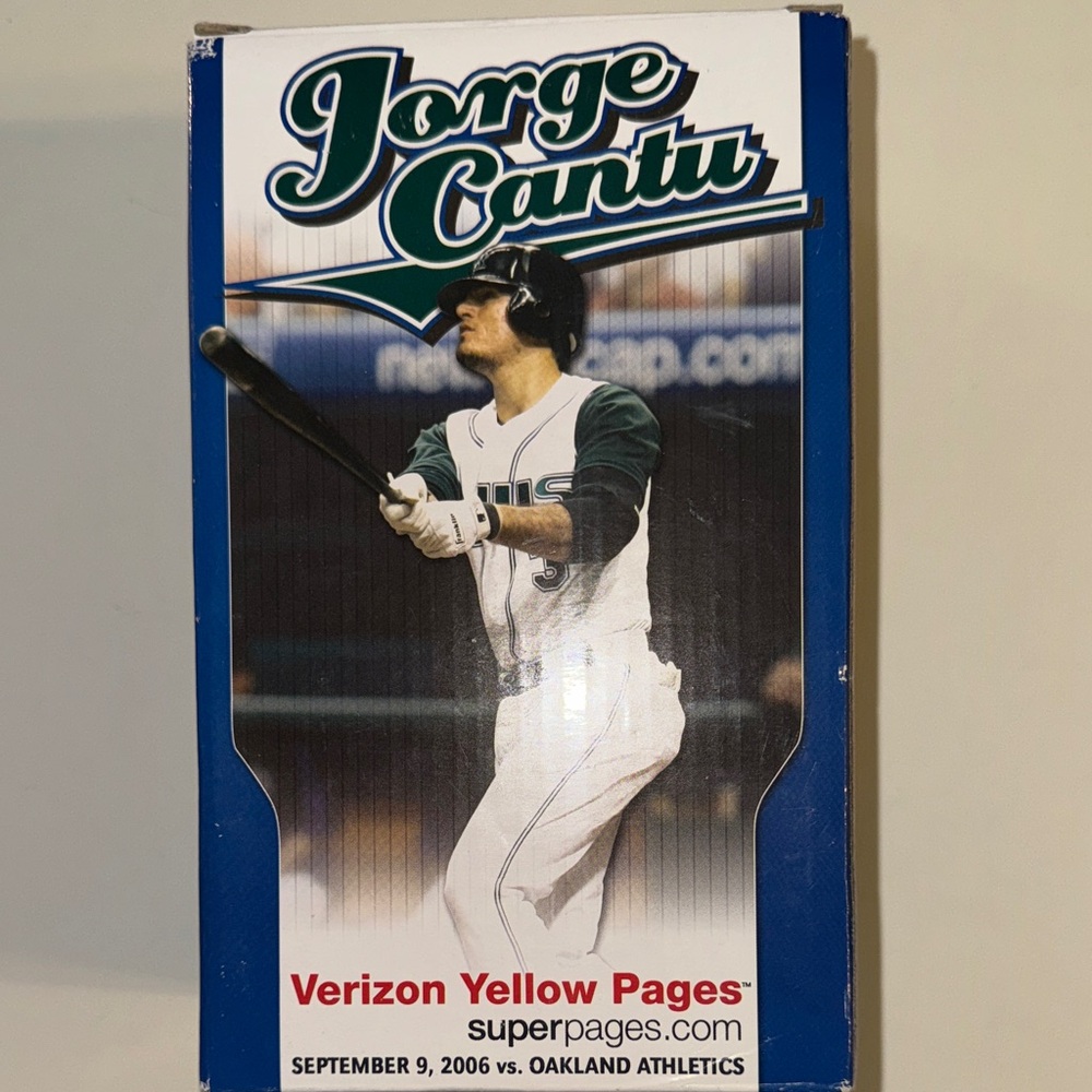 NIP Limited Edition Tampa Bay Devil Rays Jorge Cantù Figure w Original Tickets